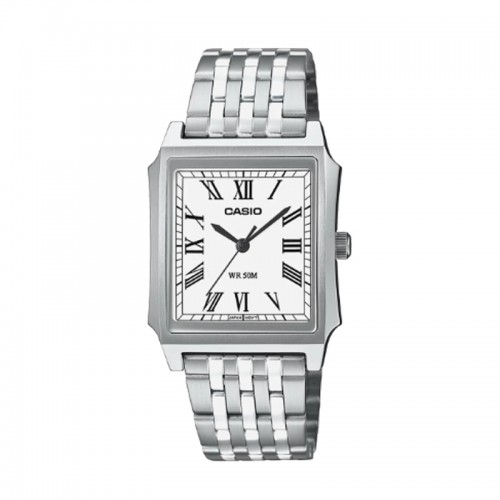 Casio MTP-B190D-7BVDF Silver White Steel